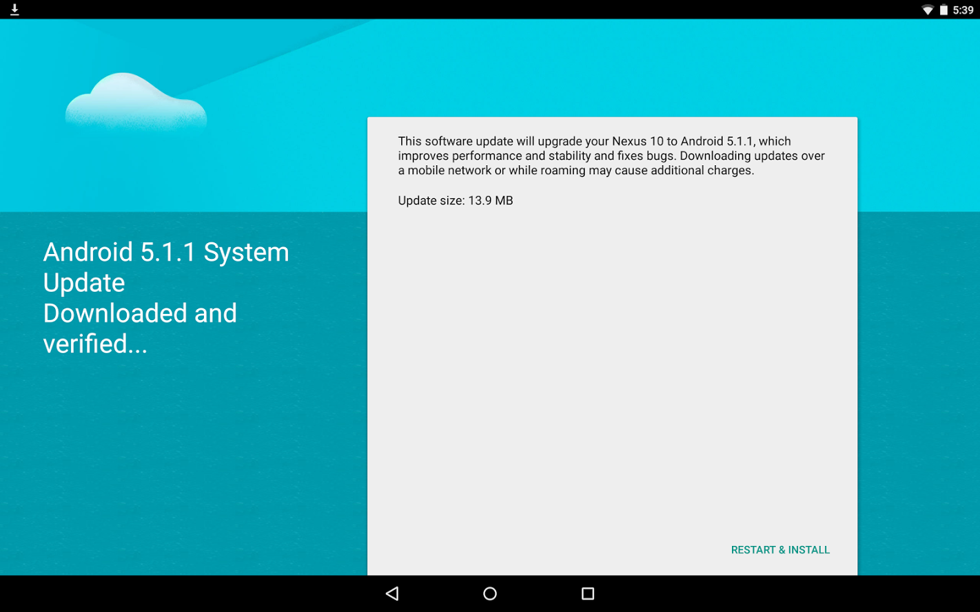 Imágenes de fábrica del Android 5.1.1 disponibles para Wi-Fi Nexus 7 y Nexus 10 2