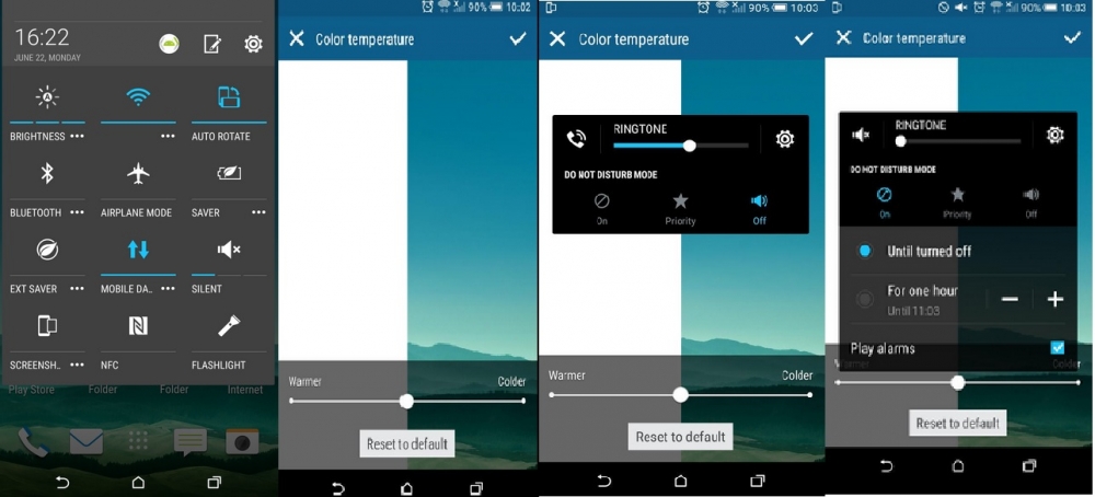 Android 5.1 screenshots leaked in the HTC One M9 1
