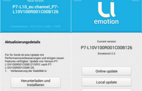 Huawei Ascend P7 gets a firmware update in Germany