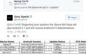 Sony Xperia Z5 update Android Marshmallow